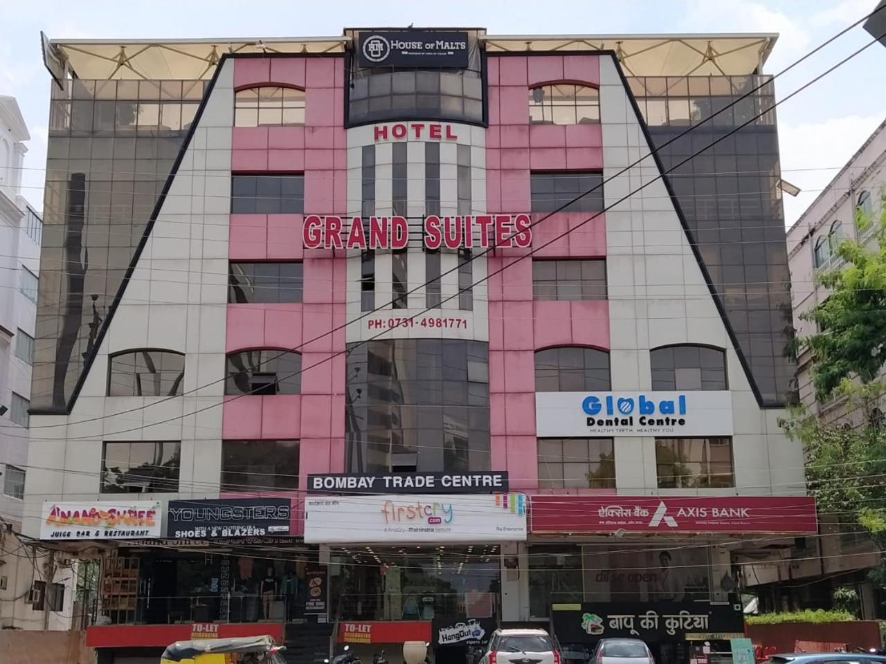 Hotel Grand Suites Indore Esterno foto